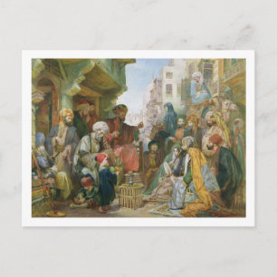 Carte Postale Une rue au Caire (avec papier)