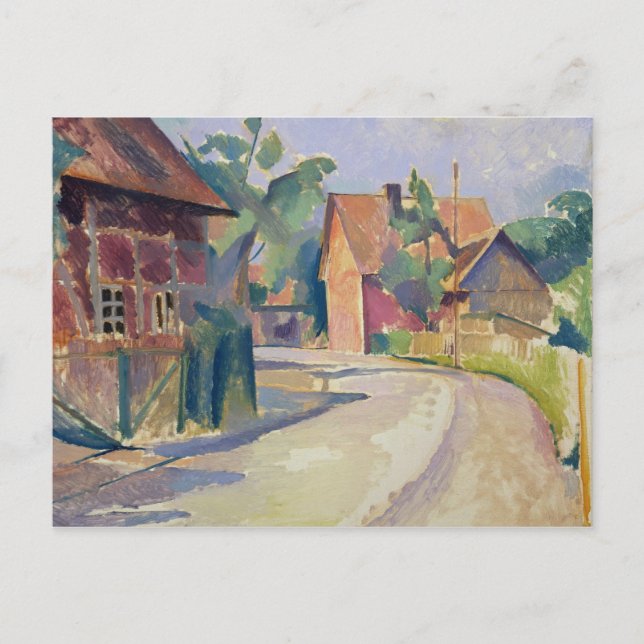 Carte Postale Une rue de village (Devant)