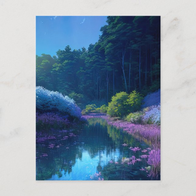 Carte Postale Une Serenade de la beauté de la nature (Devant)