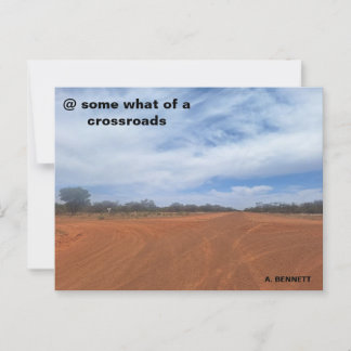Carte Postale @ une sorte de carrefour