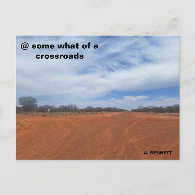 Carte Postale @ une sorte de carrefour (Devant)