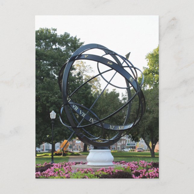 Carte Postale Une statue à Pella Iowa (Devant)