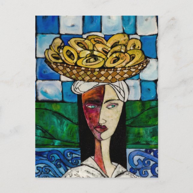 Carte Postale Une vendedora de Chipas (Devant)