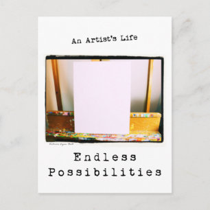 Carte Postale Une vie d'artiste : Possibilités illimitées
