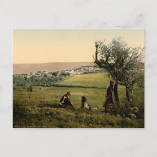 Carte Postale Une vieille photo de Cana de Galilée