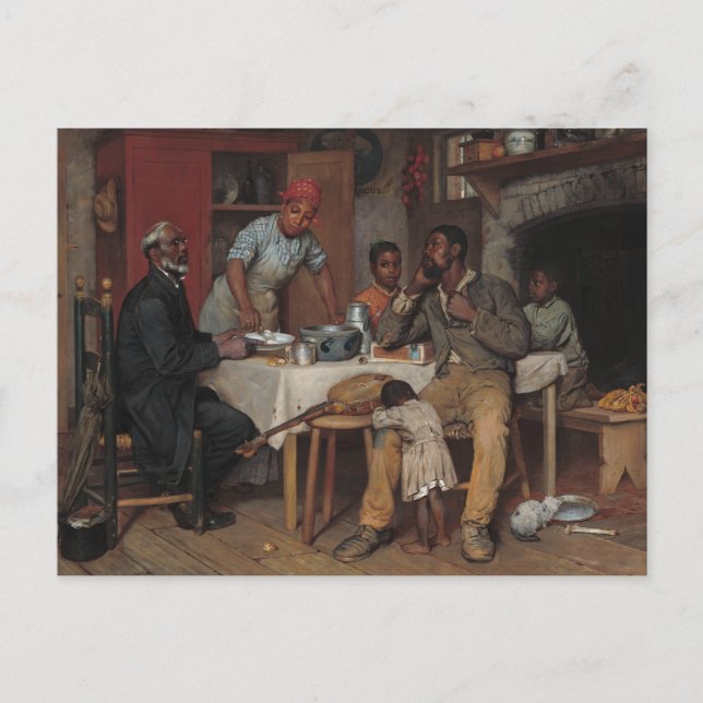 Carte Postale Une visite pastorale (Devant)