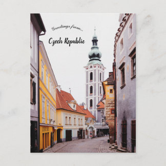 Carte Postale Une vue de Cesky Krumlov République tchèque