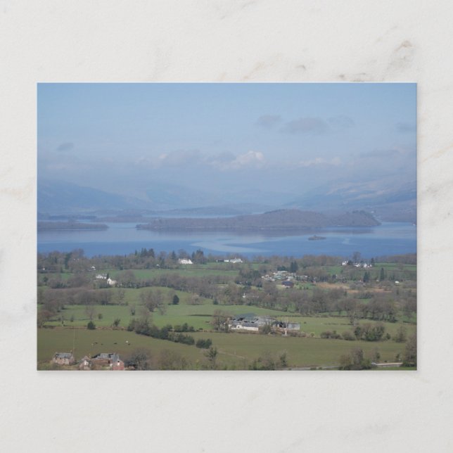 Carte Postale Une vue de Loch Lomond de la boulette (Devant)