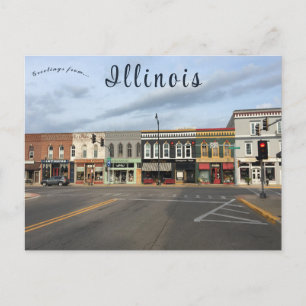 Carte Postale Une vue de Princeton Illinois
