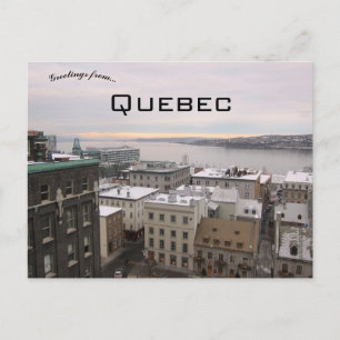 Carte Postale Une vue de Québec Québec Canada
