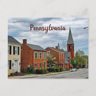 Carte Postale Une vue Pittoresque de Wrightsville Pennsylvanie