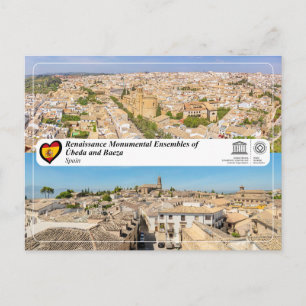 Carte Postale UNESCO - Ensembles de la Renaissance d'Úbeda et Ba