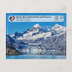Carte Postale UNESCO - Glacier Bay NP - Johns Hopkins Glacier
