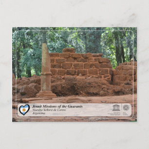 Carte Postale UNESCO - Missions jésuites de la Guarani