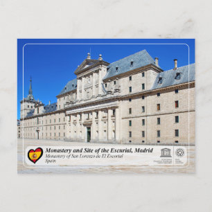 Carte Postale UNESCO - Monastère de San Lorenzo de El Escorial