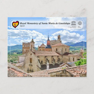 Carte Postale UNESCO - Monastère royal de Ste Marie de Guadalupe