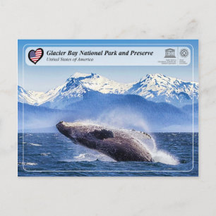 Carte Postale UNESCO : Parc national de Glacier Bay - Lieu de ch