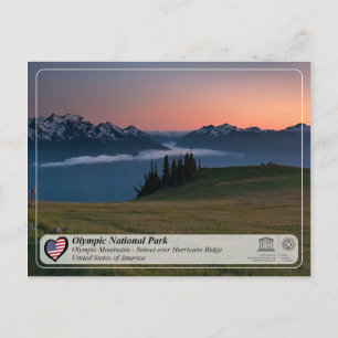 Carte Postale UNESCO - Parc national olympique - Hurricane Ridge