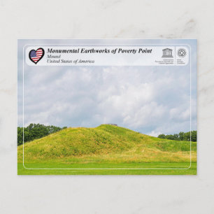 Carte Postale UNESCO - Terres monumentales de Poverty Point