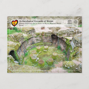 Carte Postale UNESCO - Thermes Romains de la Neige Reyes Huertas