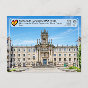 Carte Postale UNESCO UHS - Mosteiro de San Martiño Pinario