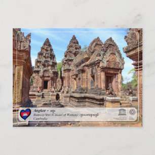 Carte Postale UNESCO WHS - Angkor - Banteay Srei