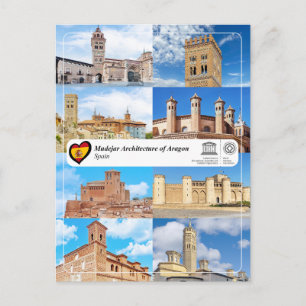 Carte Postale UNESCO WHS - Architecture mudéjar d'Aragon