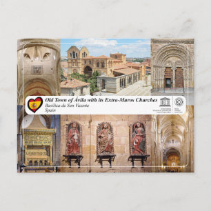 Carte Postale UNESCO WHS - Ávila - Basílica de San Vicente