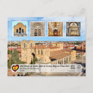 Carte Postale UNESCO WHS - Ávila - Basílica de San Vicente
