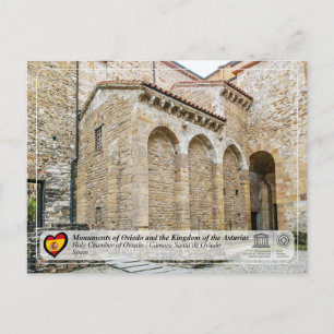 Carte Postale UNESCO WHS - Cámara Santa d'Oviedo