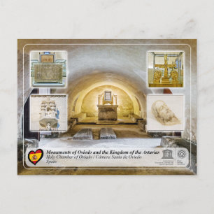 Carte Postale UNESCO WHS - Cámara Santa d'Oviedo