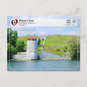 Carte Postale UNESCO WHS - Canal Rideau - Fort Henry, Kingston