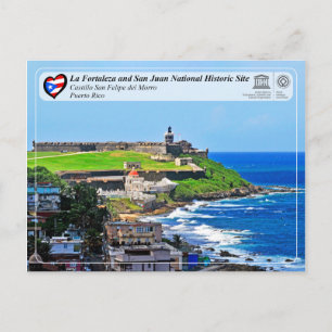 Carte Postale UNESCO WHS - Castillo San Felipe del Morro
