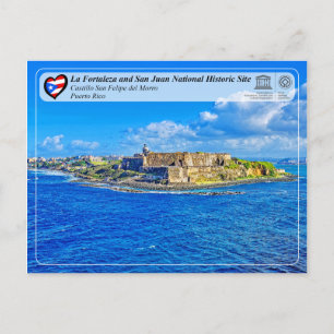 Carte Postale UNESCO WHS - Castillo San Felipe del Morro