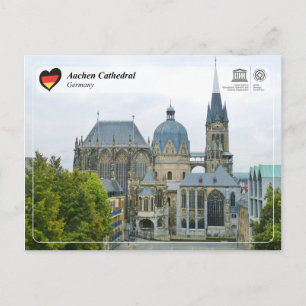 Carte Postale UNESCO WHS - Cathédrale d'Aachen