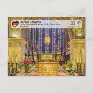 Carte Postale UNESCO WHS - Cathédrale d'Aachen