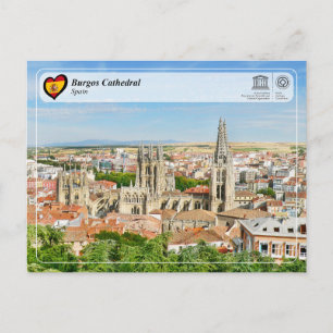 Carte Postale UNESCO WHS, Cathédrale de Burgos / Catedral de Bur