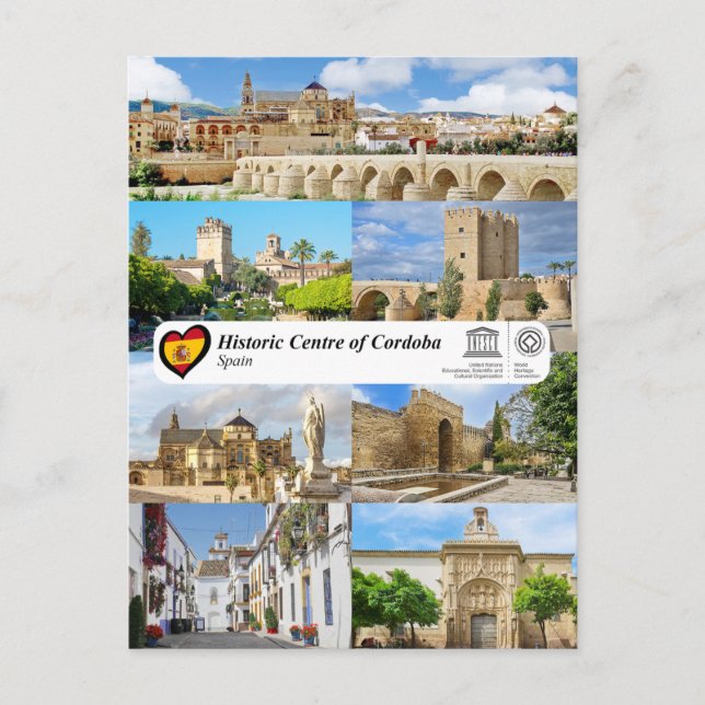 Carte Postale UNESCO WHS - Centre historique de Cordoue (Devant)