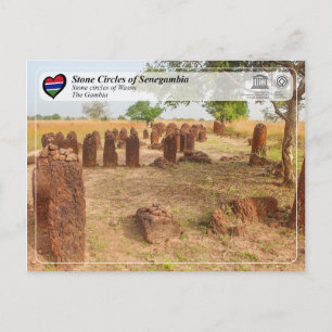 Carte Postale UNESCO WHS - Cercles de pierre de Sénégal - Wassu