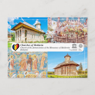 Carte Postale UNESCO WHS - Eglises de Moldavie - Moldavie