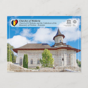 Carte Postale UNESCO WHS - Eglises de Moldavie - Probota
