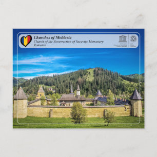 Carte Postale UNESCO WHS - Eglises de Moldavie - Sucevita