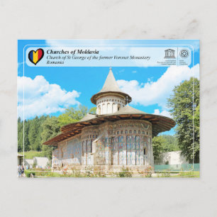 Carte Postale UNESCO WHS - Églises de Moldavie - Voroneț