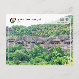 Carte Postale UNESCO WHS - Grottes d'Ajanta