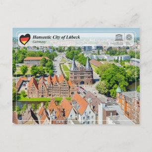Carte Postale UNESCO WHS - Hanseatic City of Lübeck