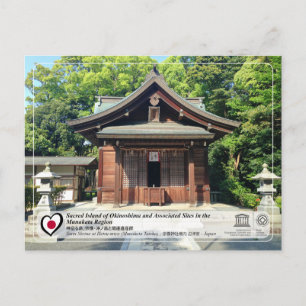 Carte Postale UNESCO WHS - Hetsu-gu, sanctuaire Munakata Taisha