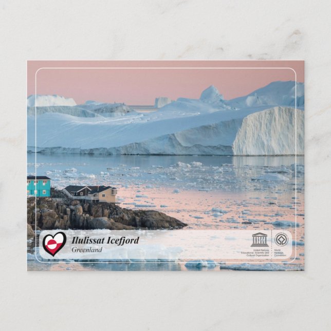 Carte Postale UNESCO WHS - Ilulissat Icefjord (Devant)