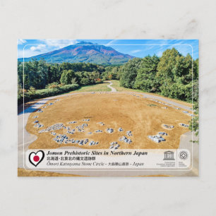 Carte Postale UNESCO WHS - Jomon - Omori Katsuyama Cercle de pie