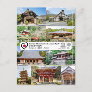 Carte Postale UNESCO WHS - Kyoto antique - Daigo-ji - 醍 醐 寺