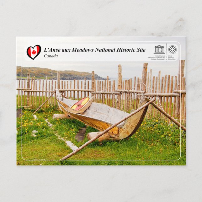 Carte Postale UNESCO WHS - L’Anse aux Meadows (Devant)